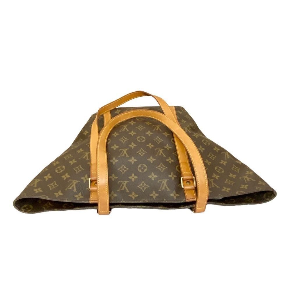 LOUIS VUITTON Monogram Sac Shopping Leather Tote Bag 💼 LVJ26 - Picture 11 of 16